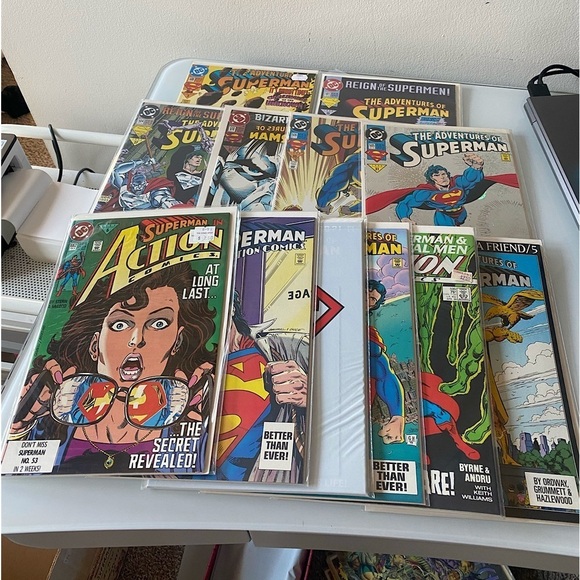 Bundle of 12 DC 1980s-1990s Superman Comic Books - Picture 1 of 9